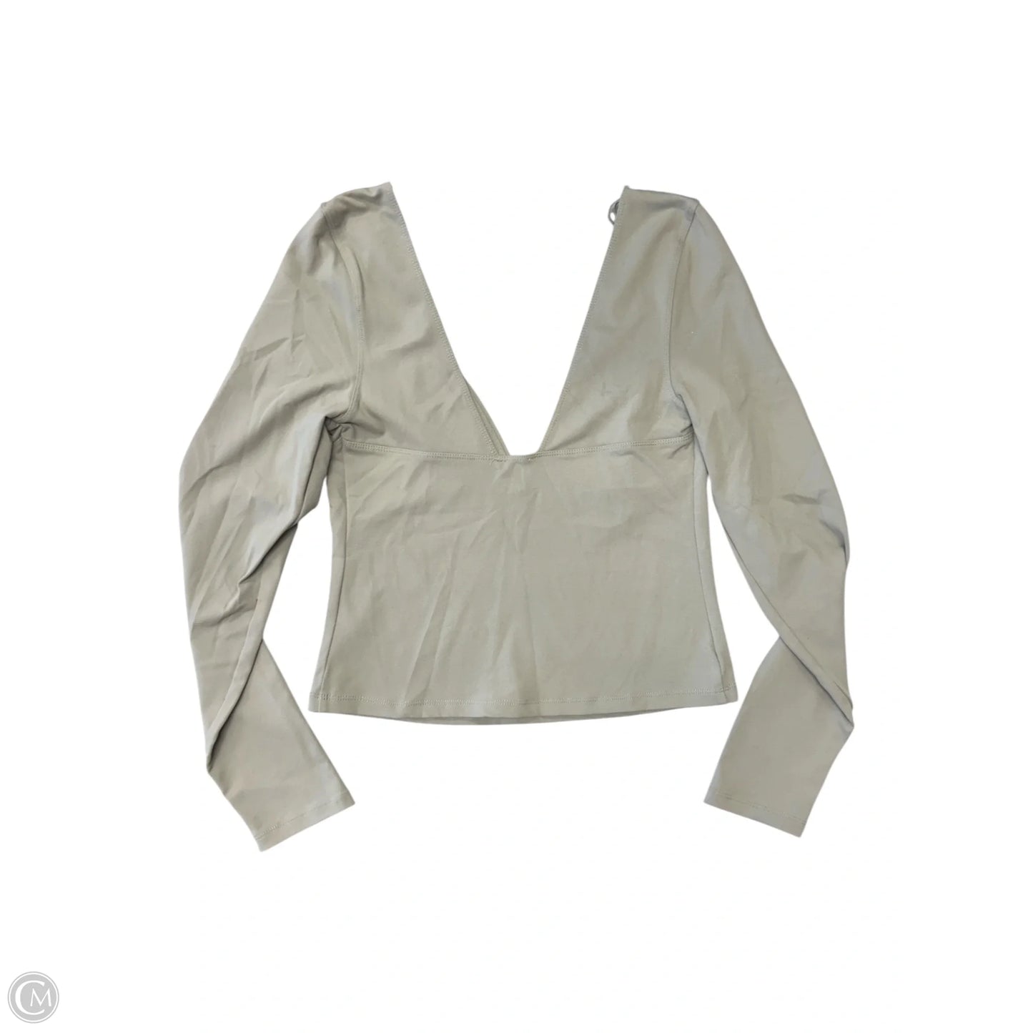 Top Long Sleeve Basic By Free People In Beige, Size: M