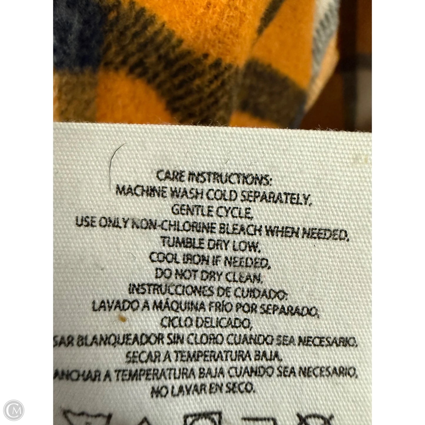 Jacket Shirt By Hfx In Yellow, Size: Xl