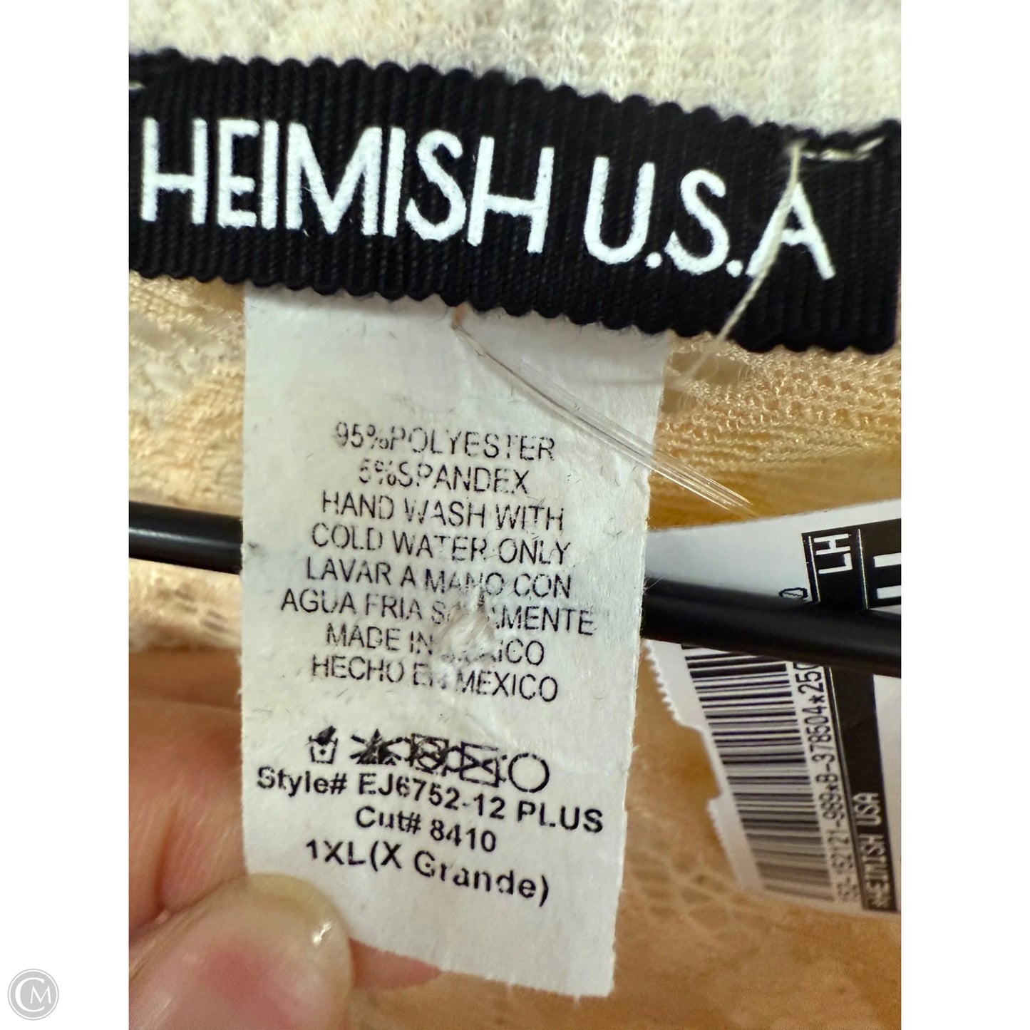 Top Long Sleeve By Heimish Usa In Cream, Size: Xl