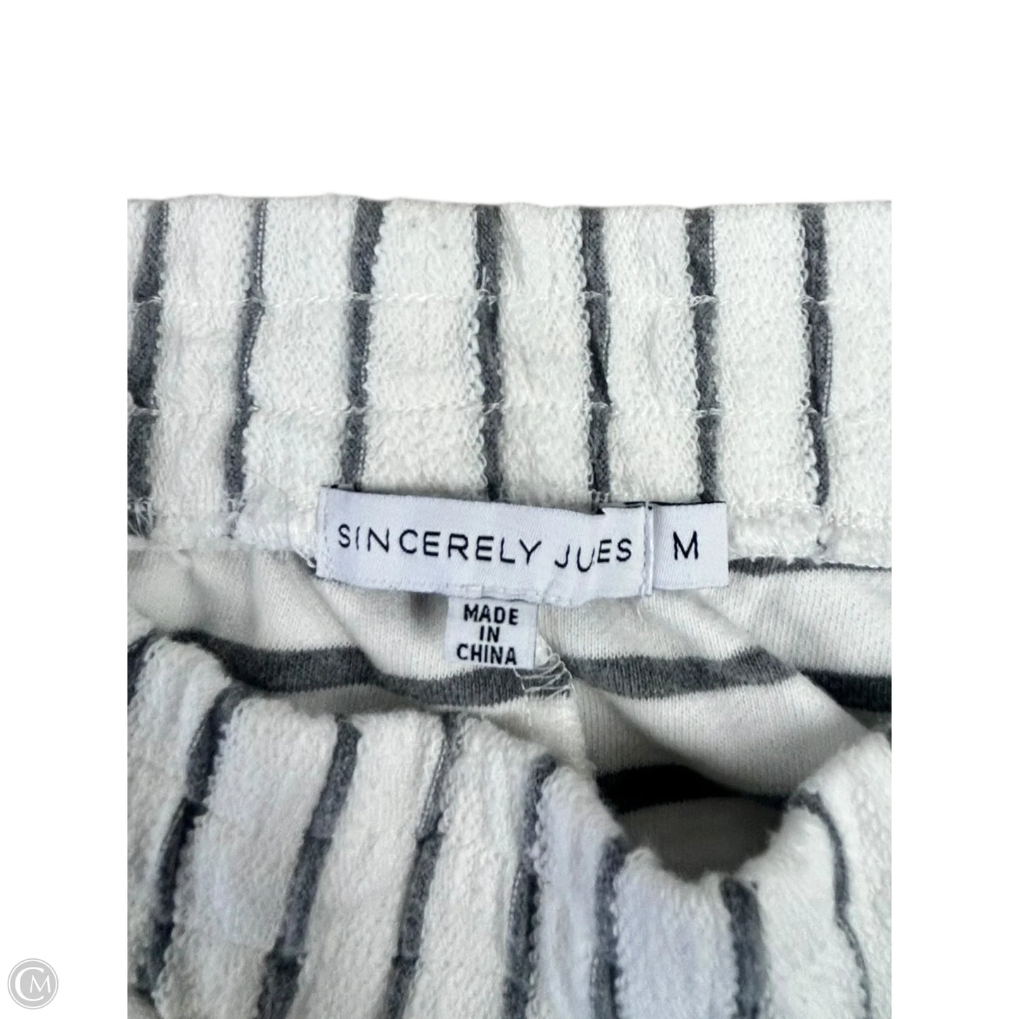 Shorts By Cmc In Grey & White, Size: M