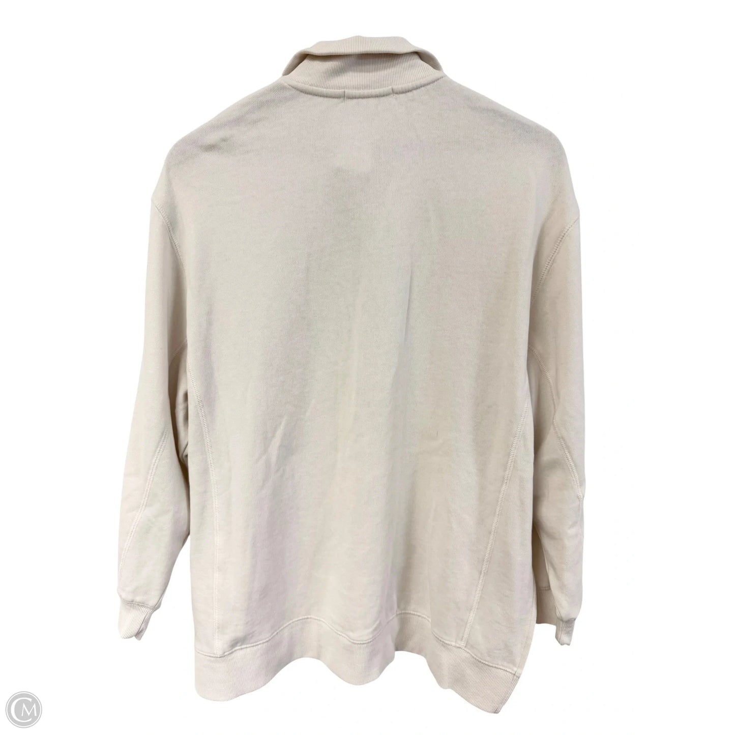 Sweatshirt Collar By Z Supply In Cream, Size: S
