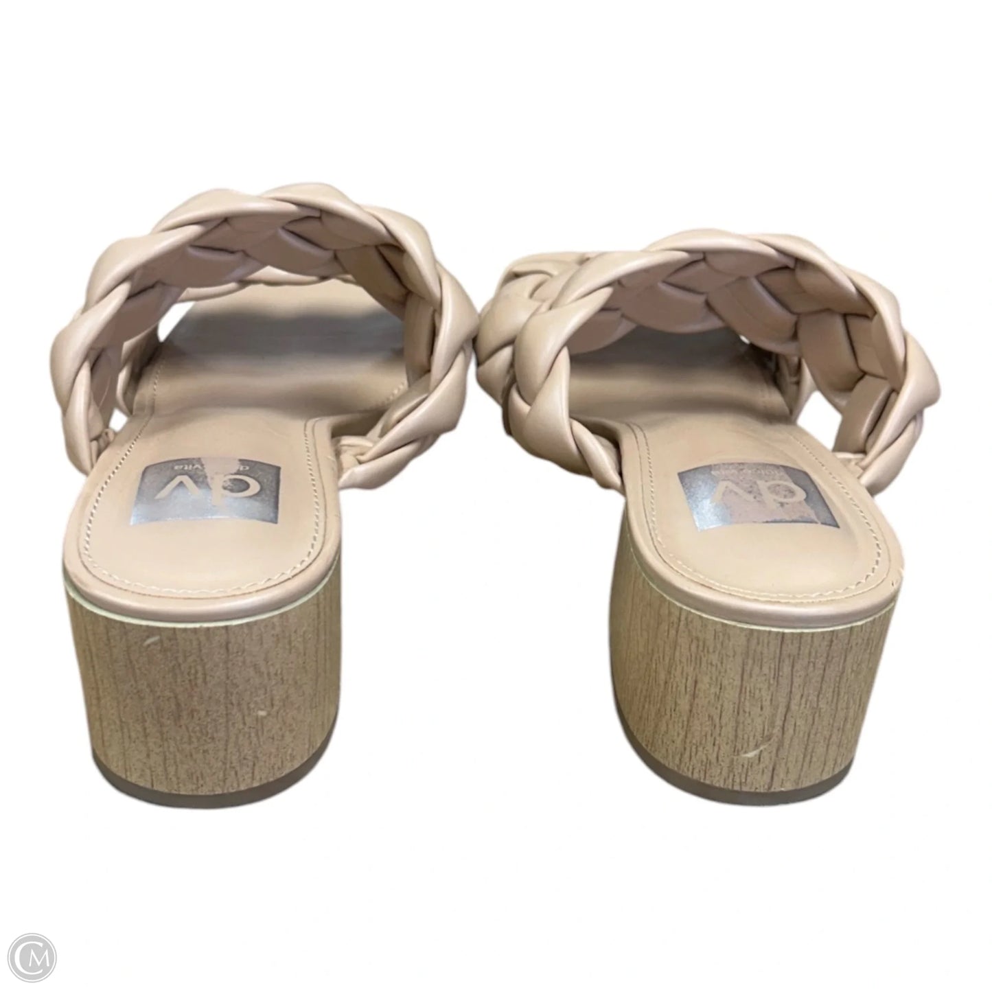 Sandals Heels Block By Dolce Vita In Tan, Size: 8