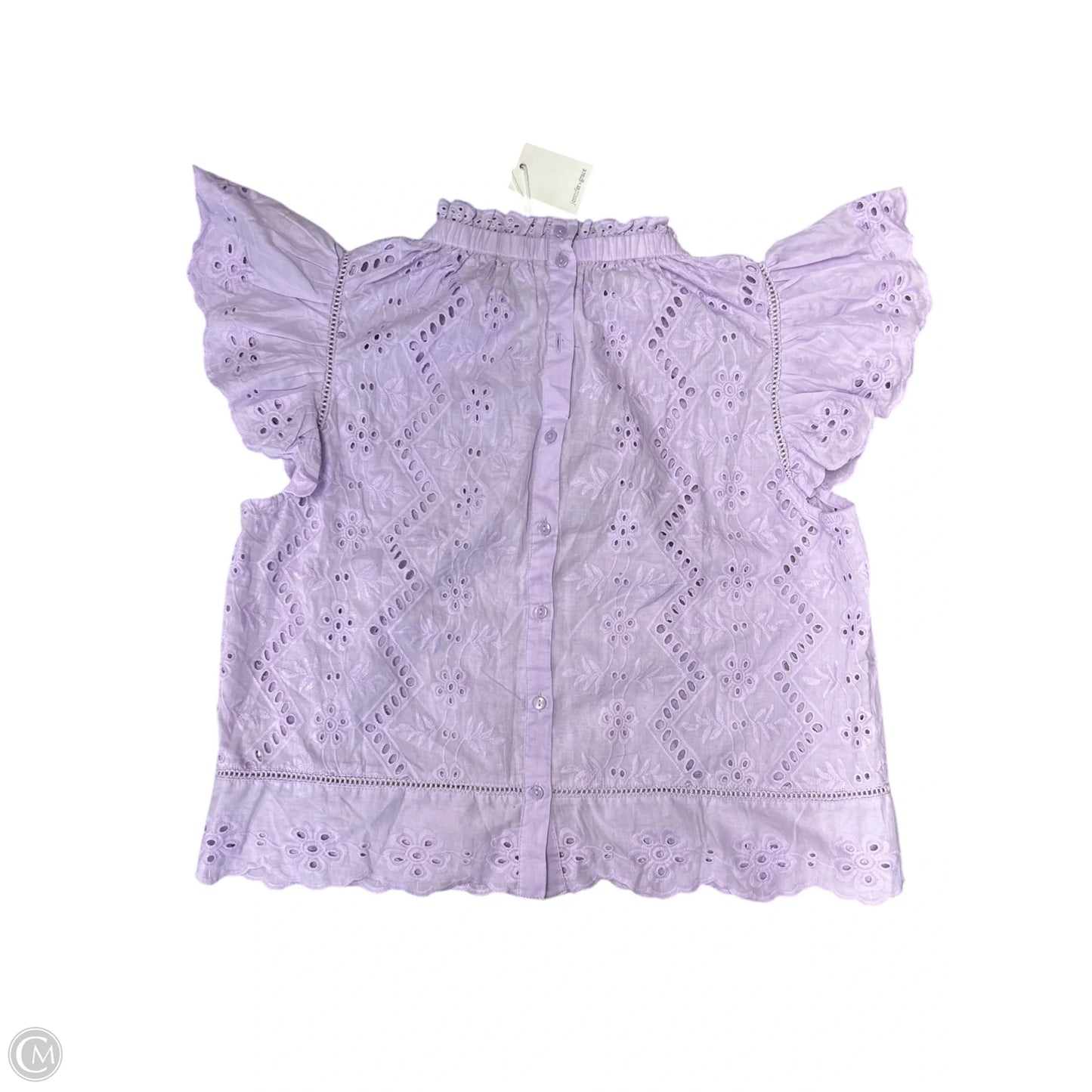 Top Short Sleeve By Clothes Mentor In Purple, Size: M