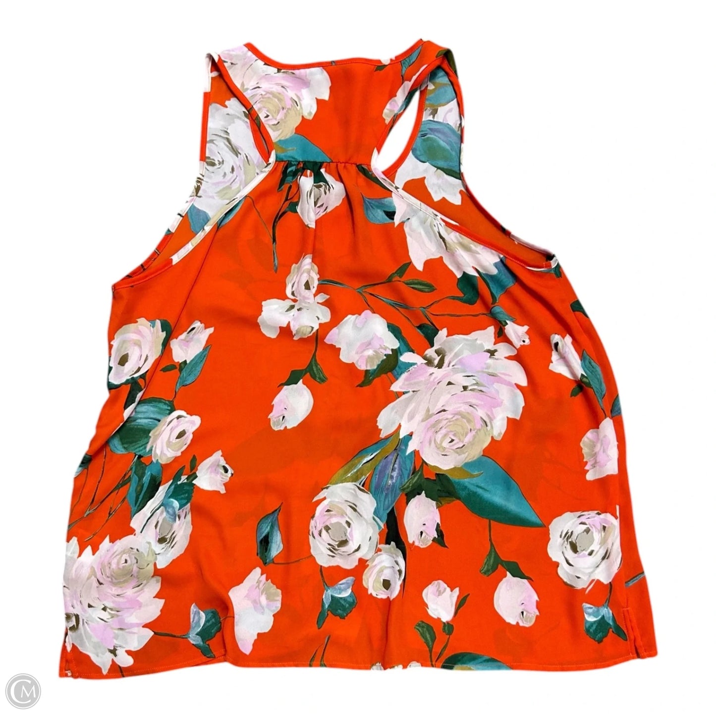 Top Sleeveless By Cabi In Floral Print, Size: M