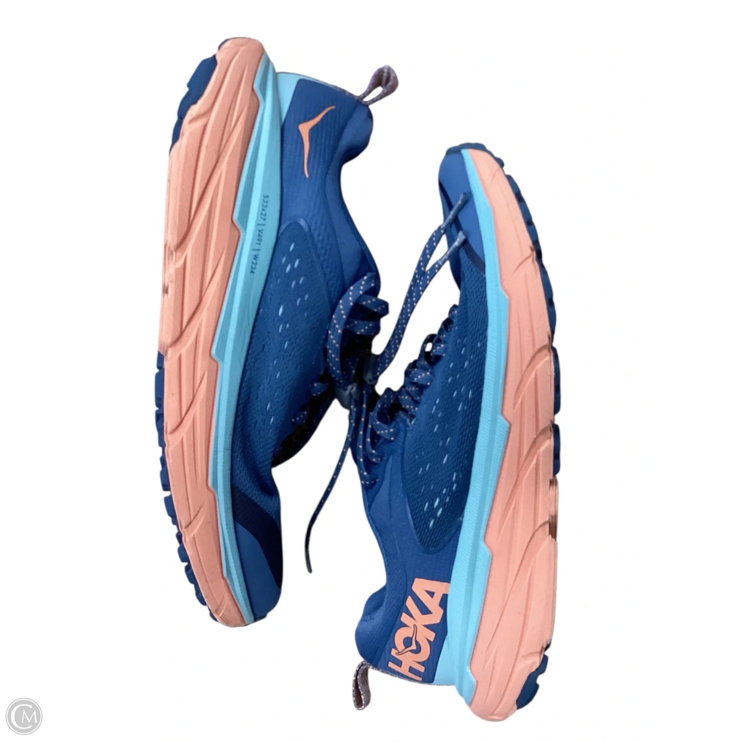 Shoes Athletic By Hoka In Blue & Orange, Size: 8