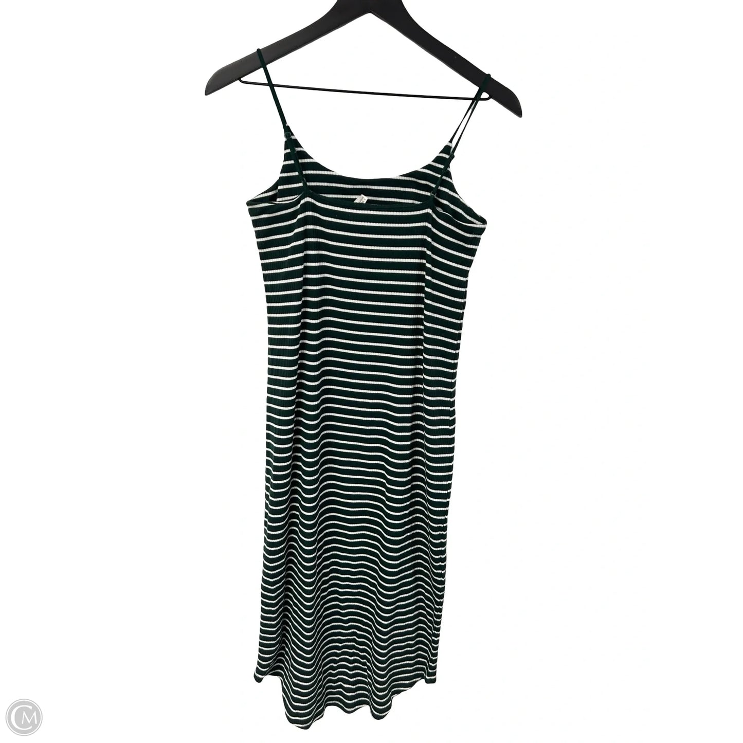 Dress Casual Maxi By Wishlist In Green & White, Size: S
