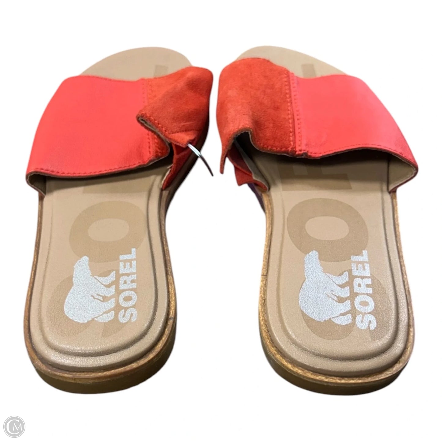Sandals Flats By Sorel In Orange, Size: 8.5
