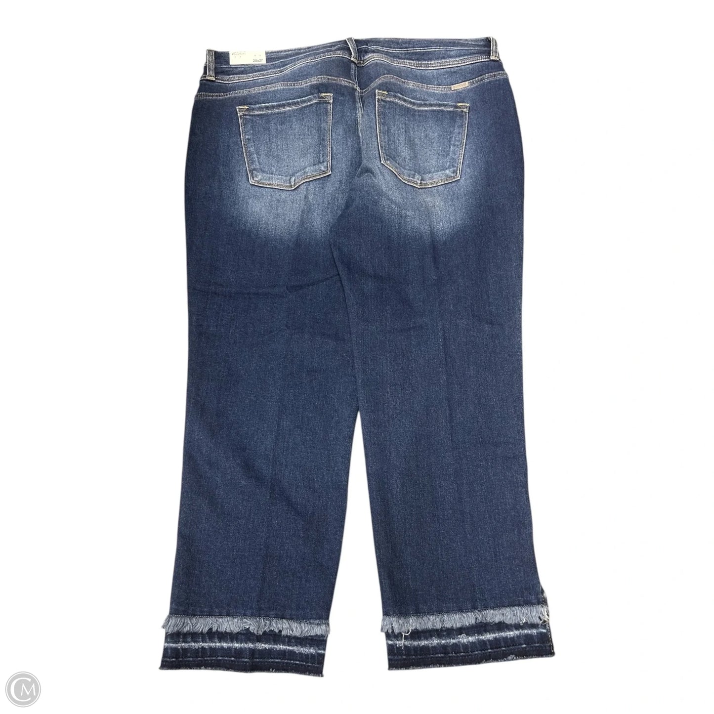 Jeans Straight By Kancan In Blue Denim, Size: 20