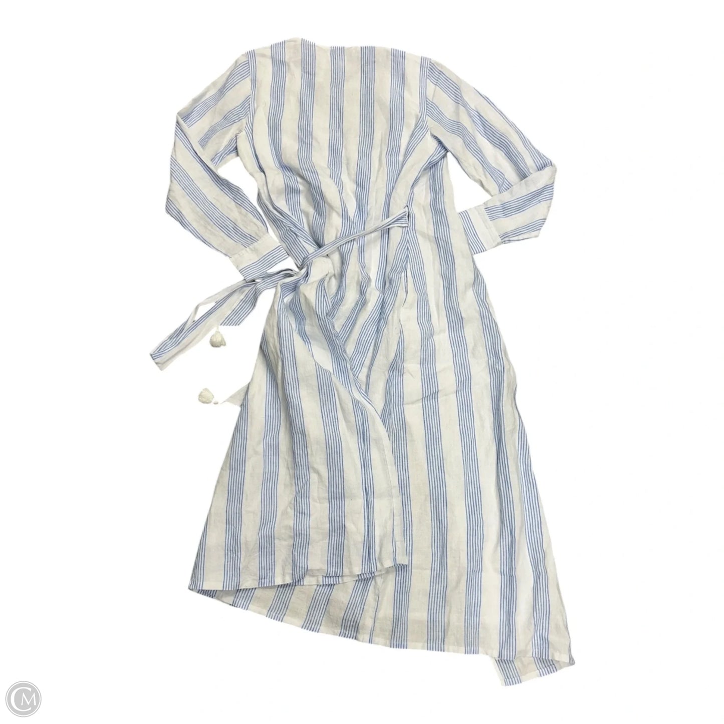 Dress Casual Maxi By Tommy Bahama In Blue & White, Size: S