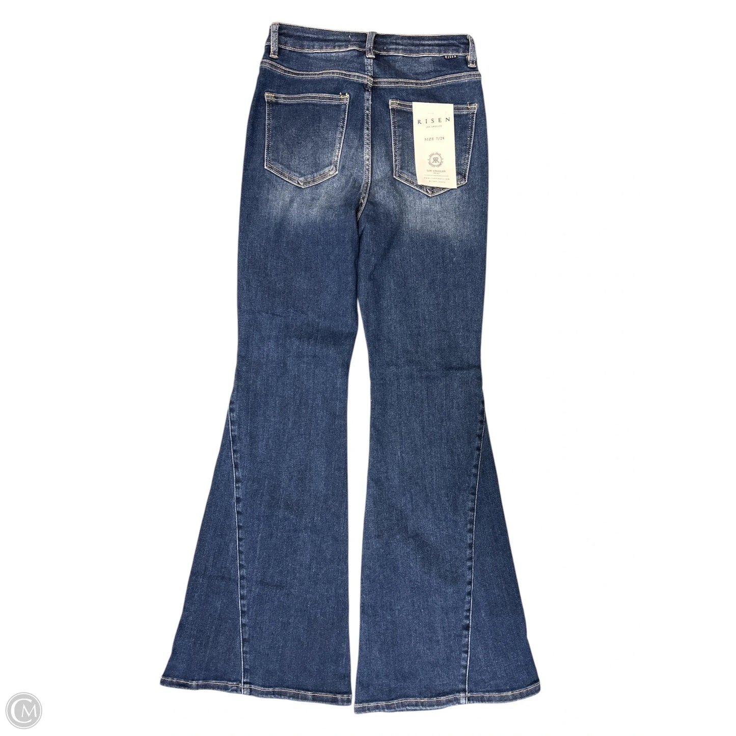 Jeans Flared By Risen In Blue Denim, Size: 6