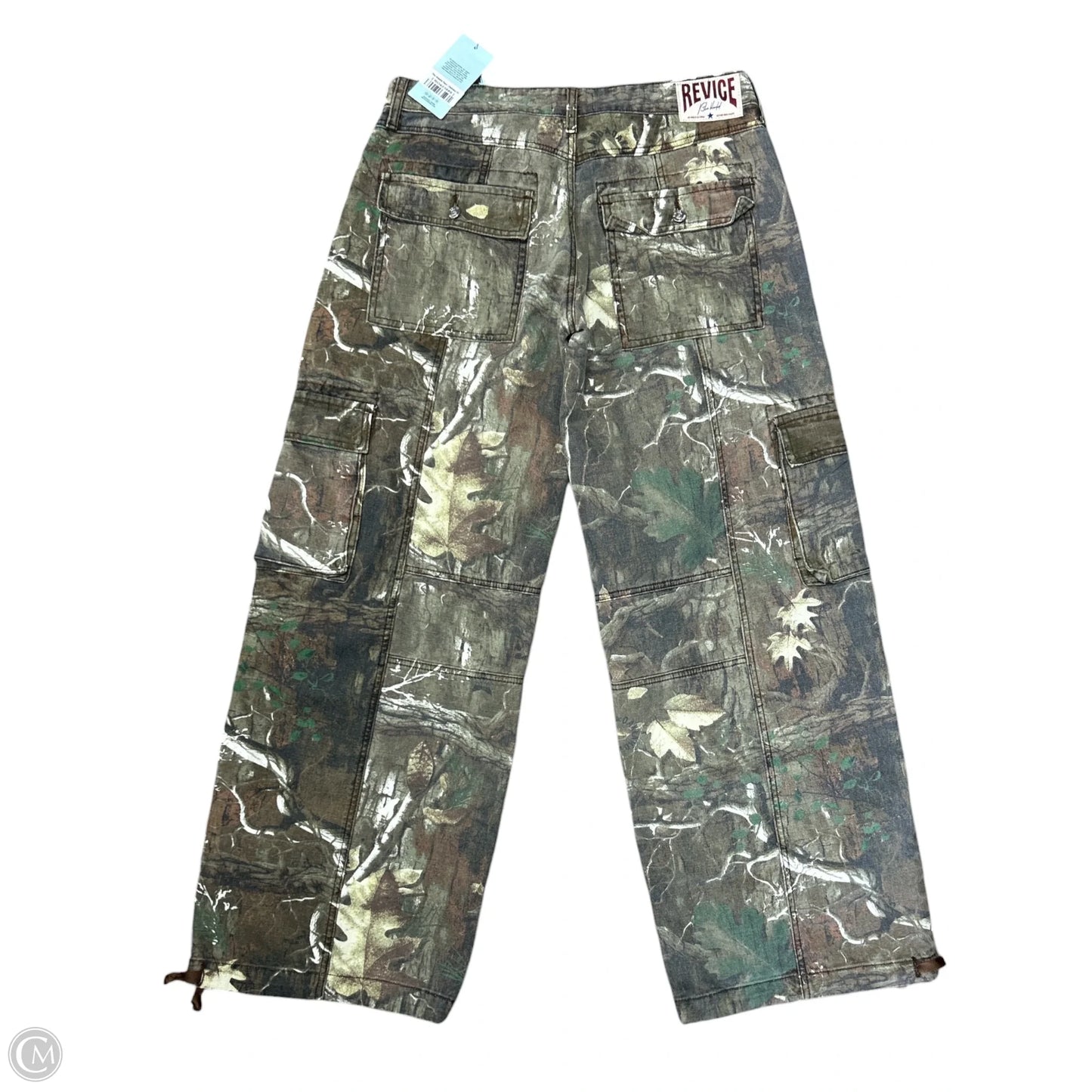 Jeans Wide Leg By Cmc In Camouflage Print, Size: 12
