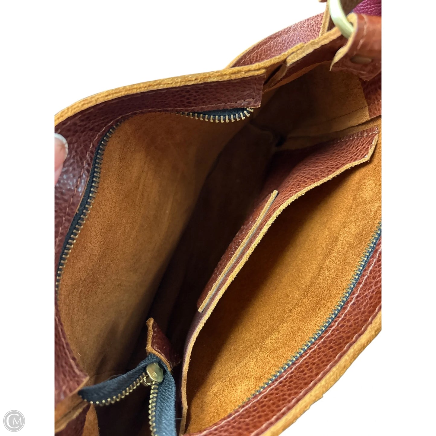 Handbag Leather By Portland Leather, Size: Medium