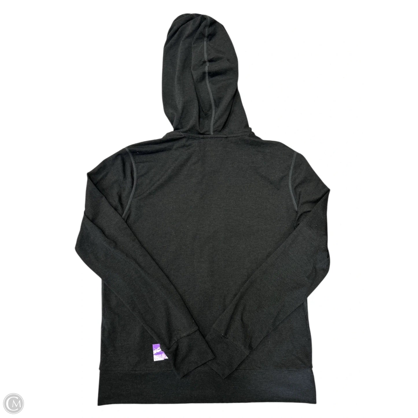 Athletic Top Long Sleeve Hoodie By Vuori In Black, Size: S