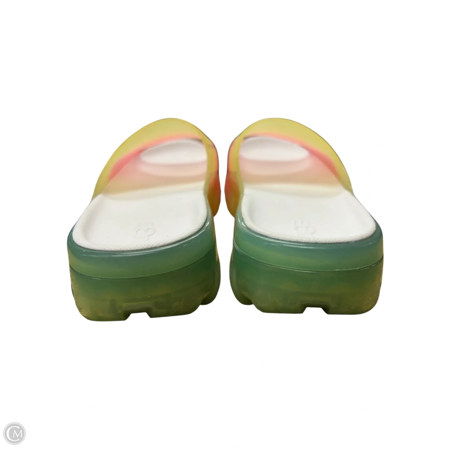 Sandals Designer By Ugg In Rainbow Print, Size: 7