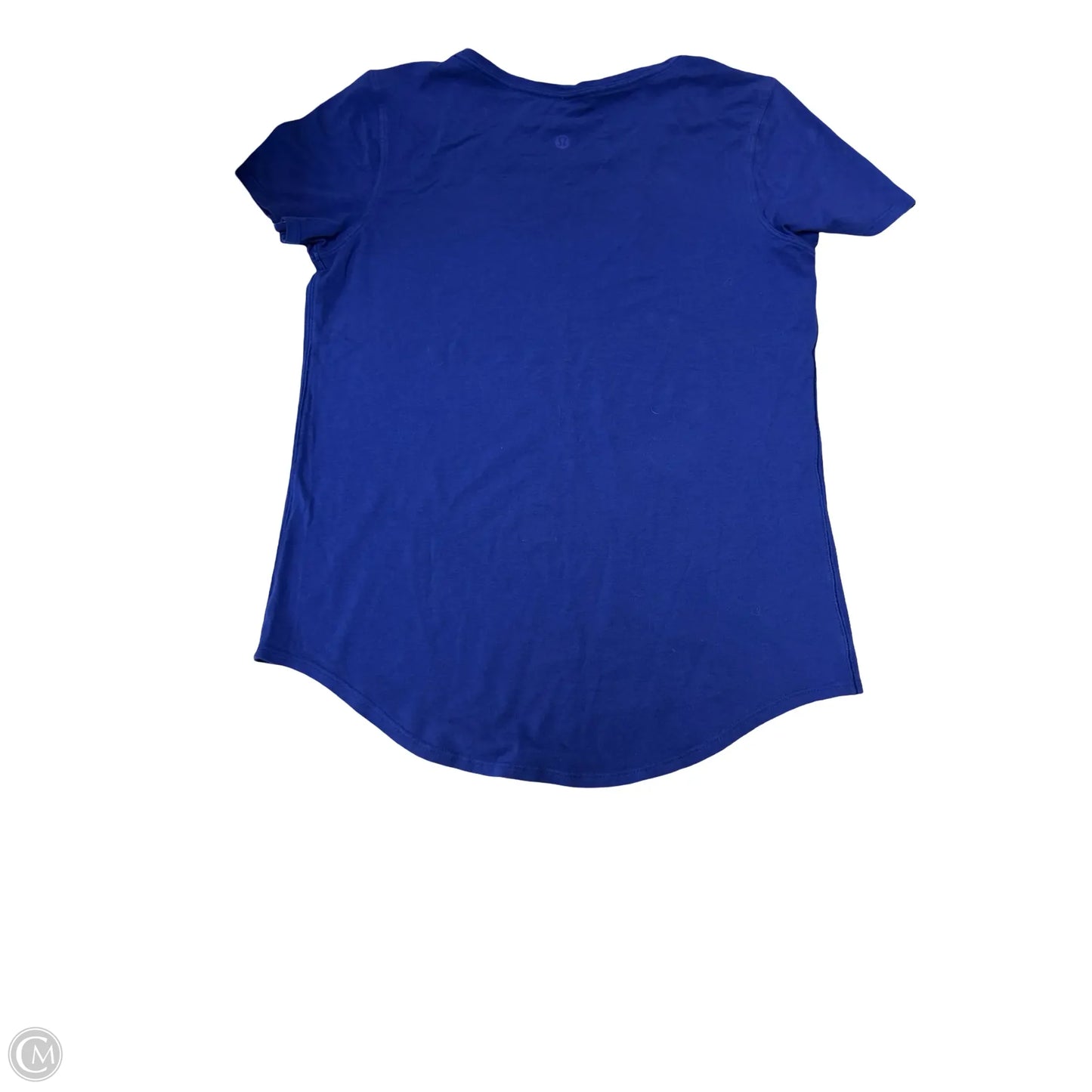 Top Short Sleeve By Lululemon In Blue, Size: M