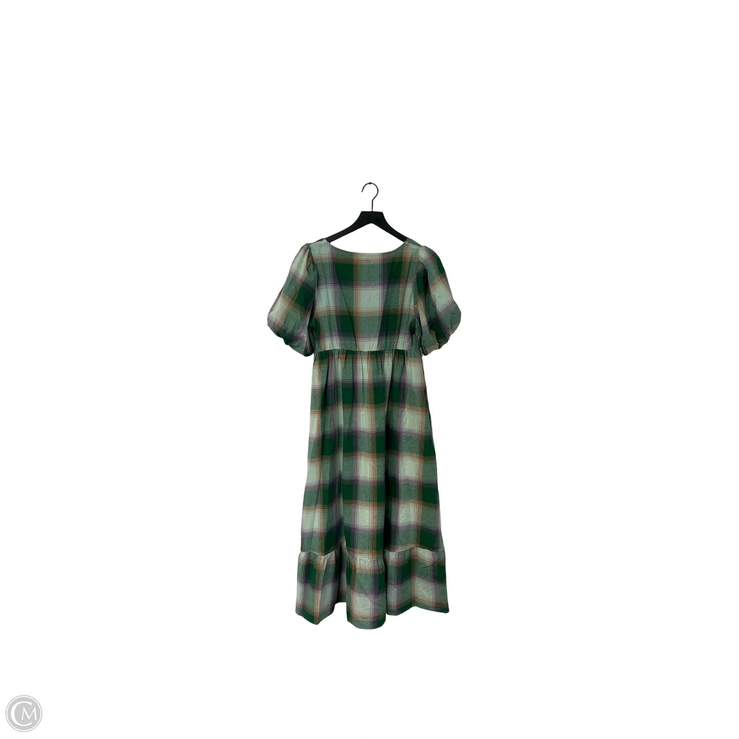 Dress Casual Maxi By Polagram In Green & Purple, Size: M