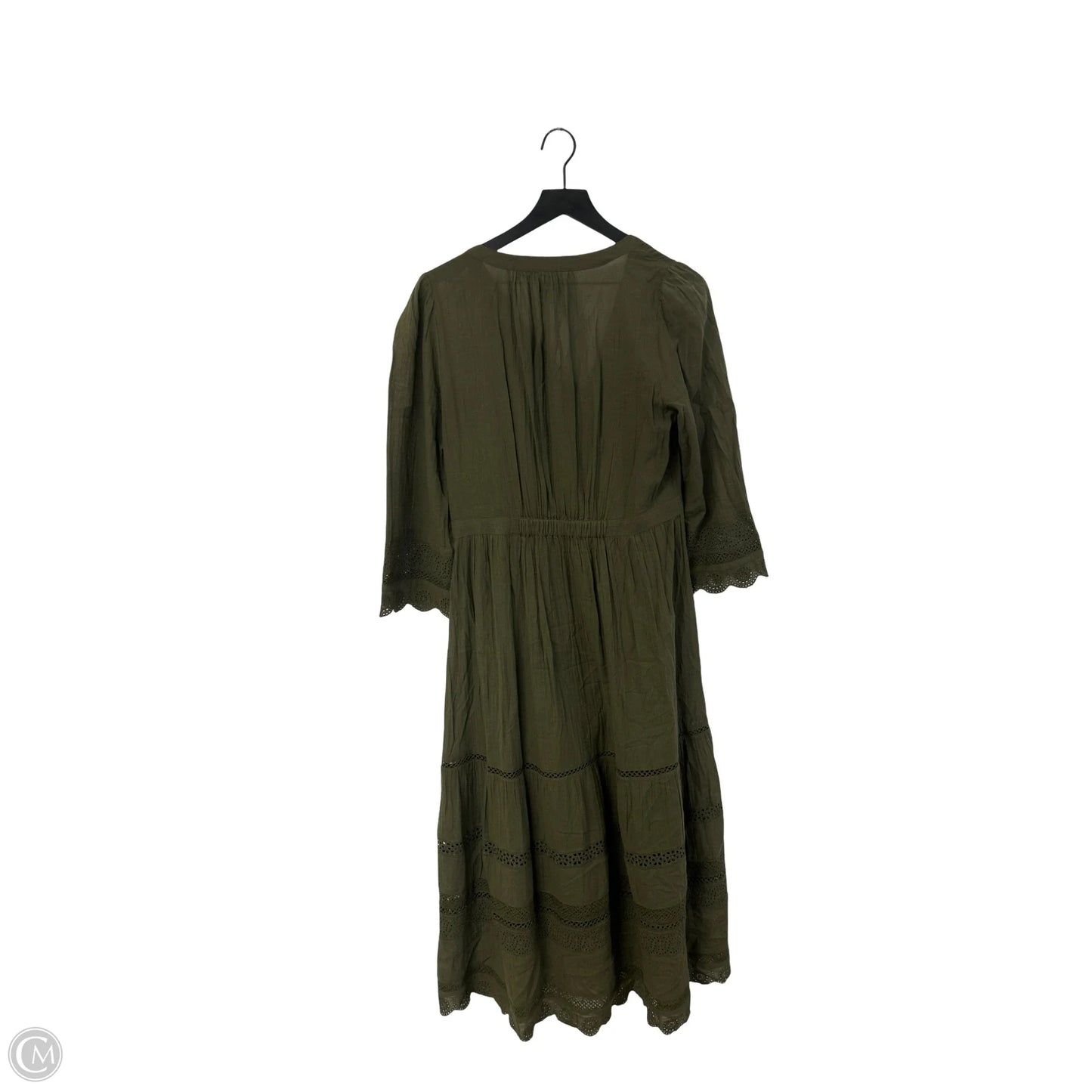 Dress Casual Maxi By Gap In Green, Size: M