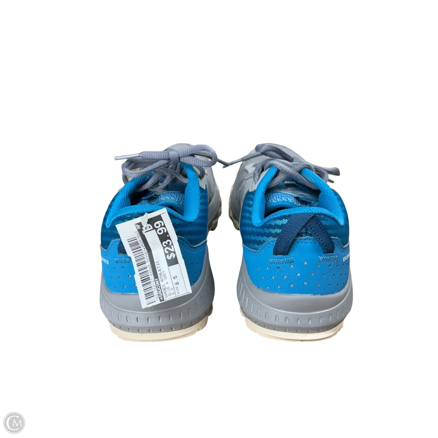 Shoes Athletic By Saucony In Blue & Grey, Size: 8.5
