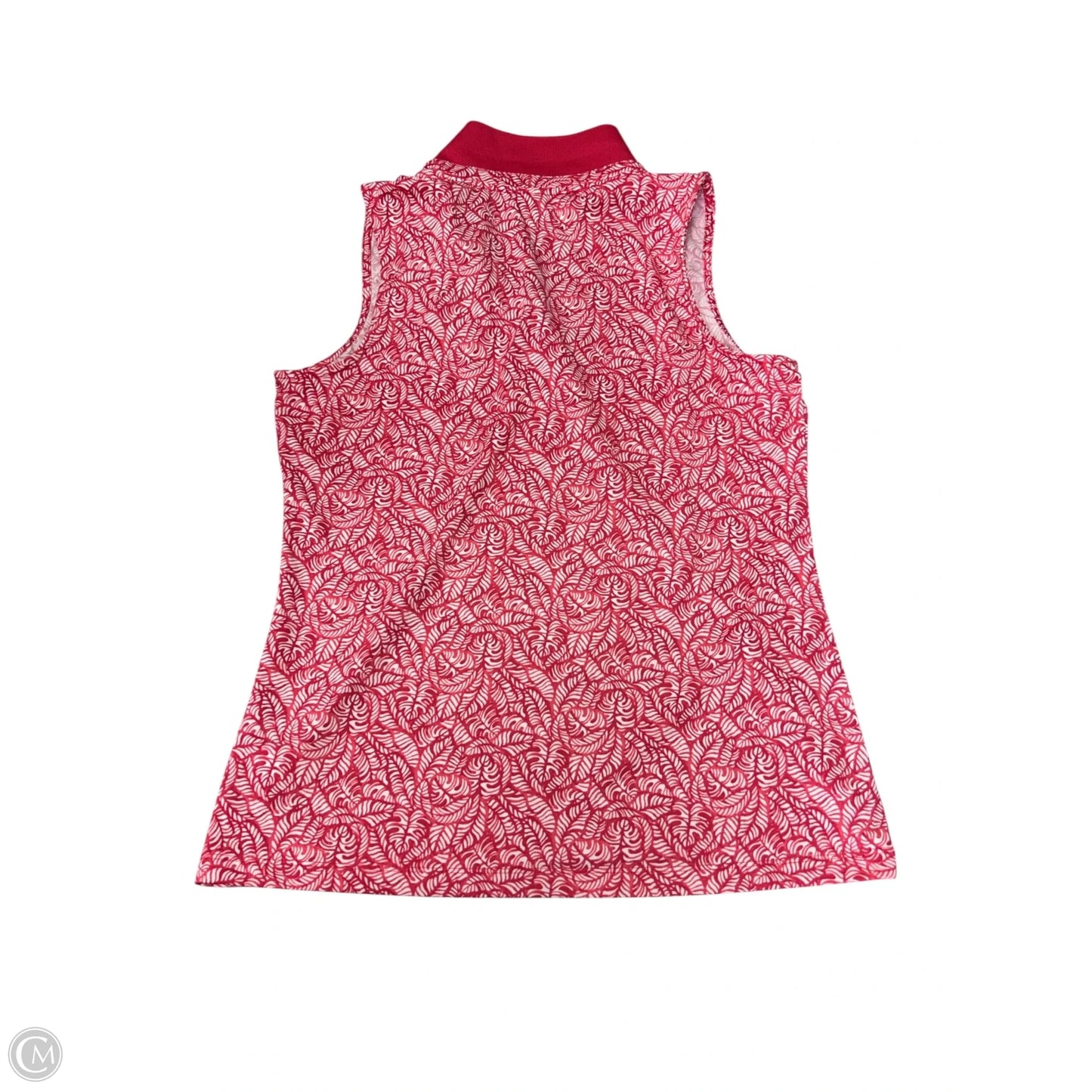 Athletic Tank Top By Tommy Bahama In Red & White, Size: M