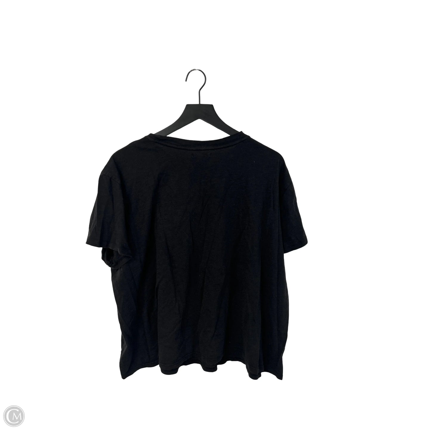 Top Short Sleeve By Maurices In Black, Size: 2x