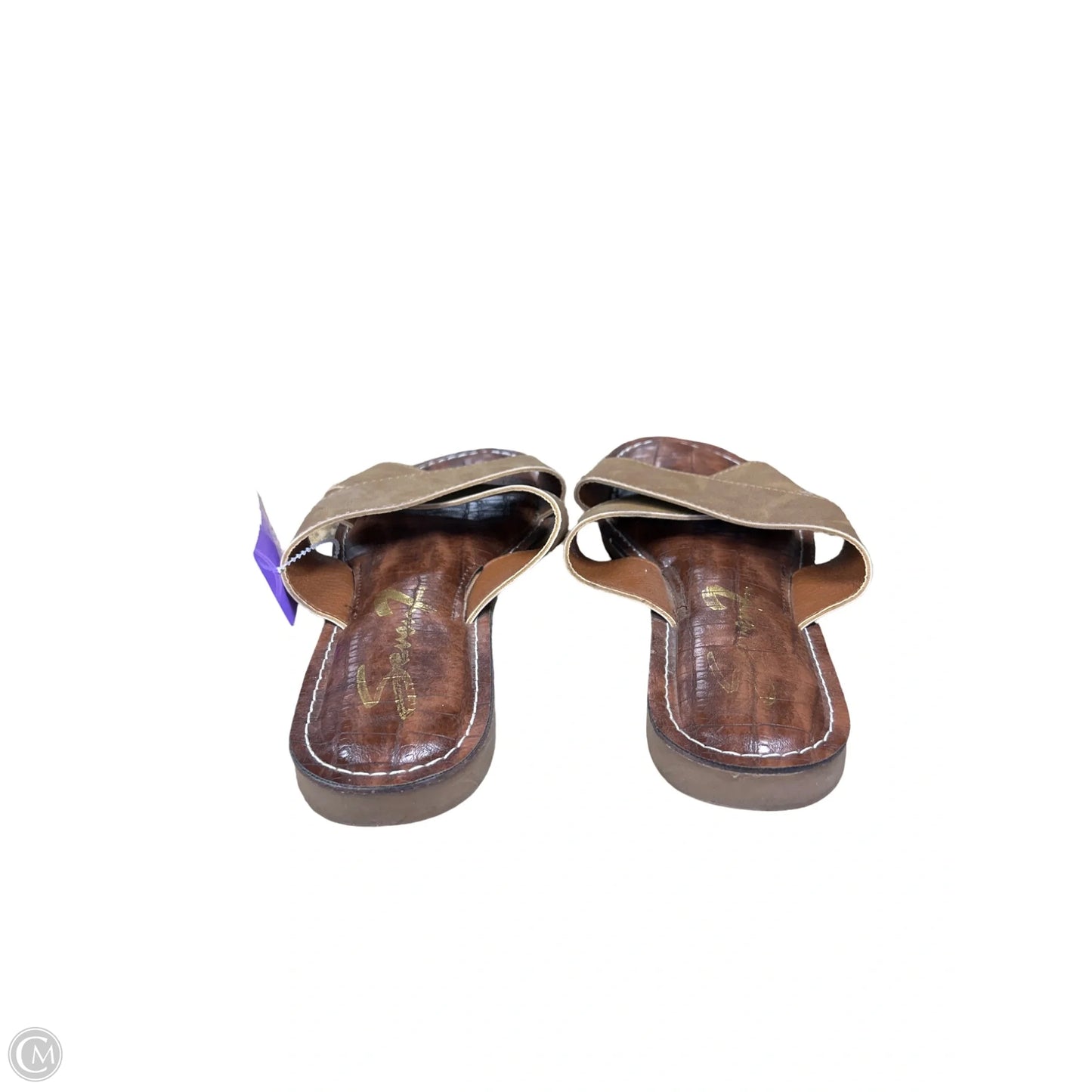 Sandals Flats By Seven 7 In Brown, Size: 10