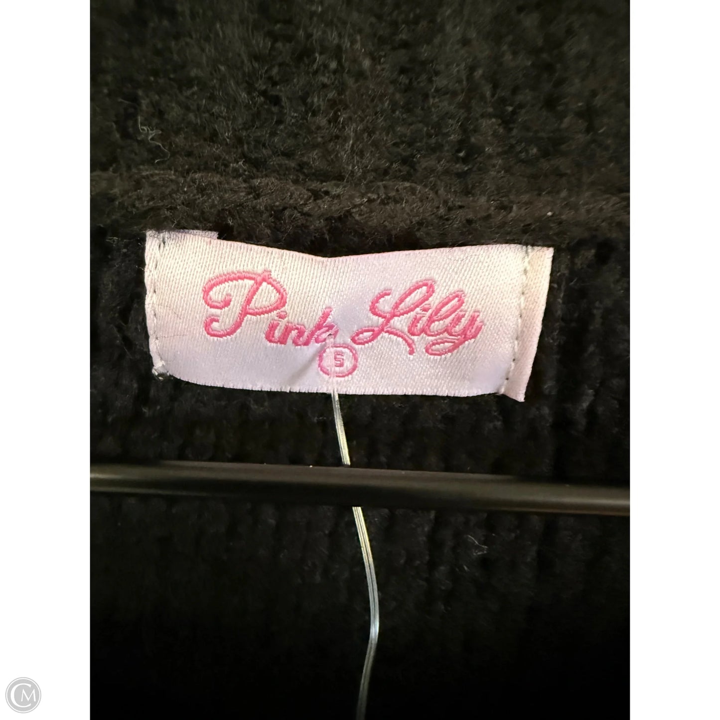 Sweater By Pink Lily In Black, Size: S