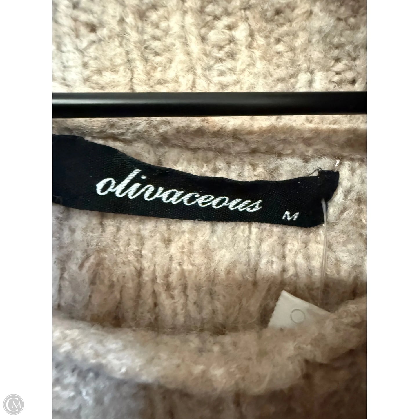 Sweater By Olivaceous In Tan, Size: M