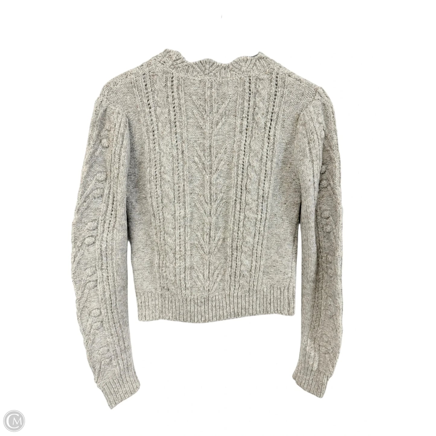 Sweater By Clothes Mentor In Grey, Size: S