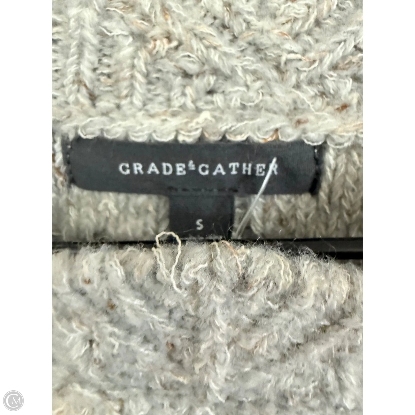 Sweater By Clothes Mentor In Grey, Size: S