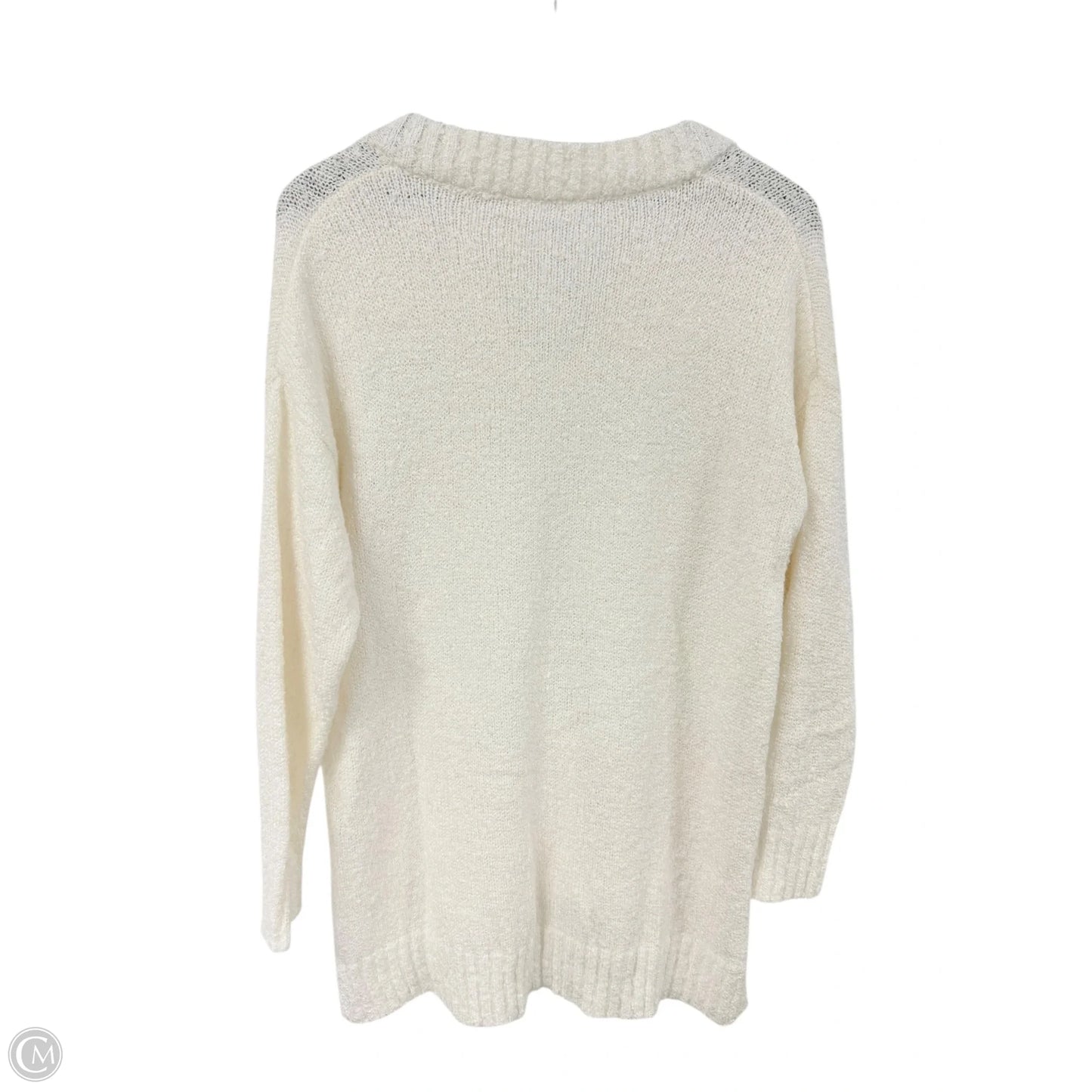 Sweater By Time And Tru In Ivory, Size: M