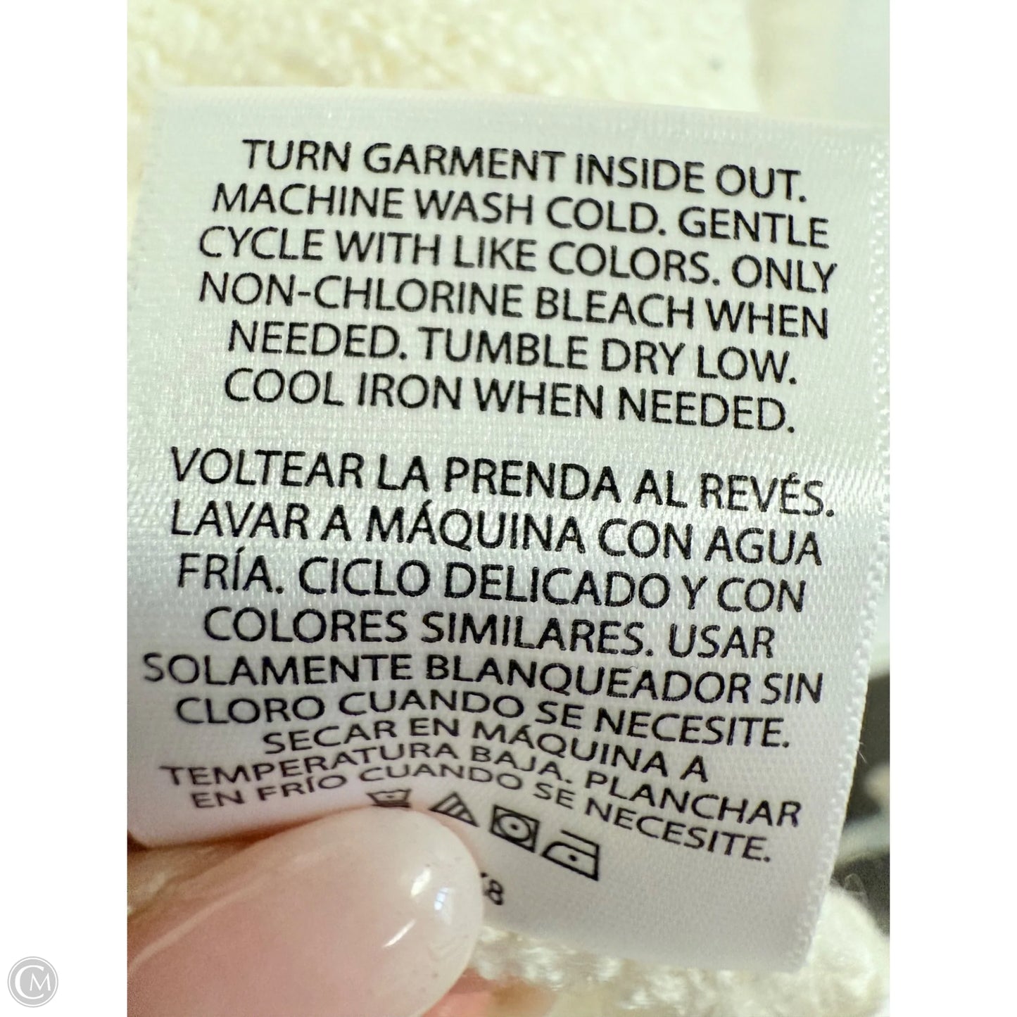 Sweater By Time And Tru In Ivory, Size: M