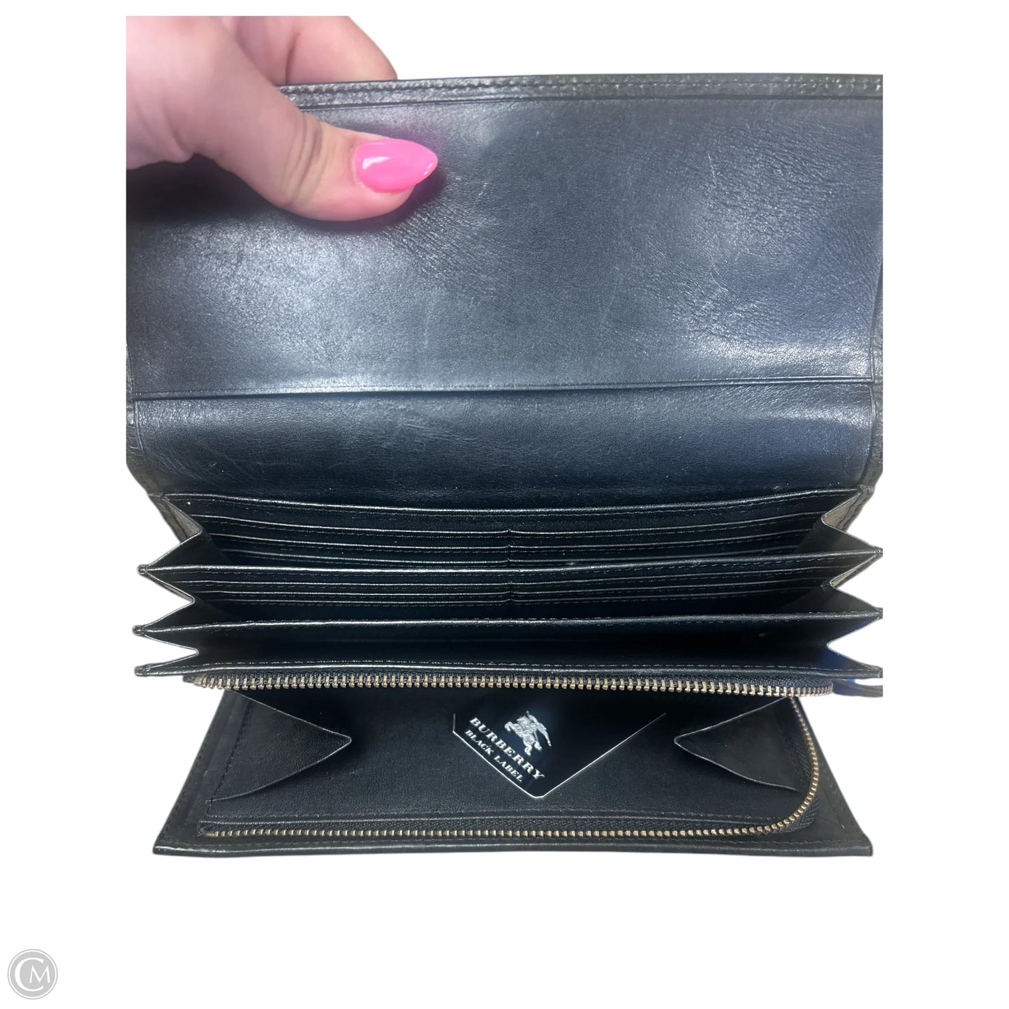 Wallet Luxury Designer By Burberry, Size: Large