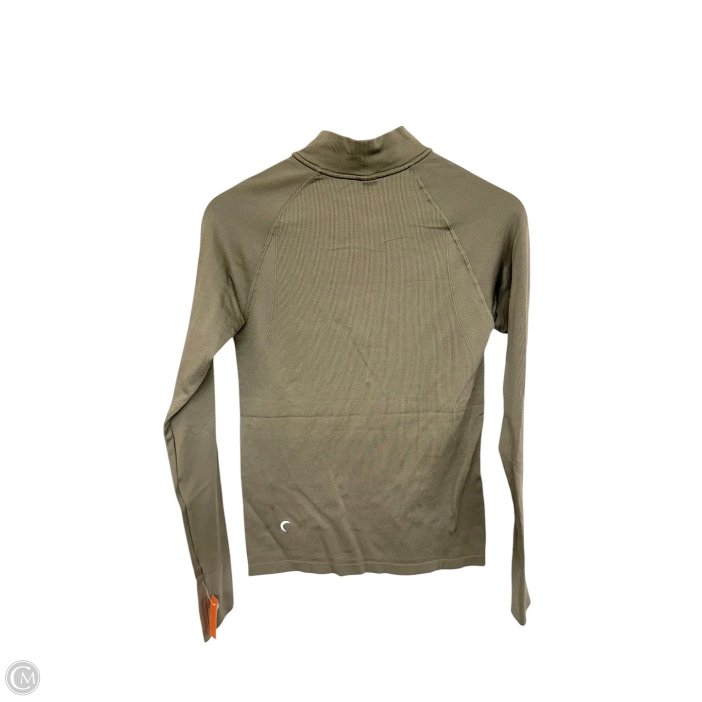 Athletic Top Long Sleeve Crewneck By Zyia In Taupe, Size: M