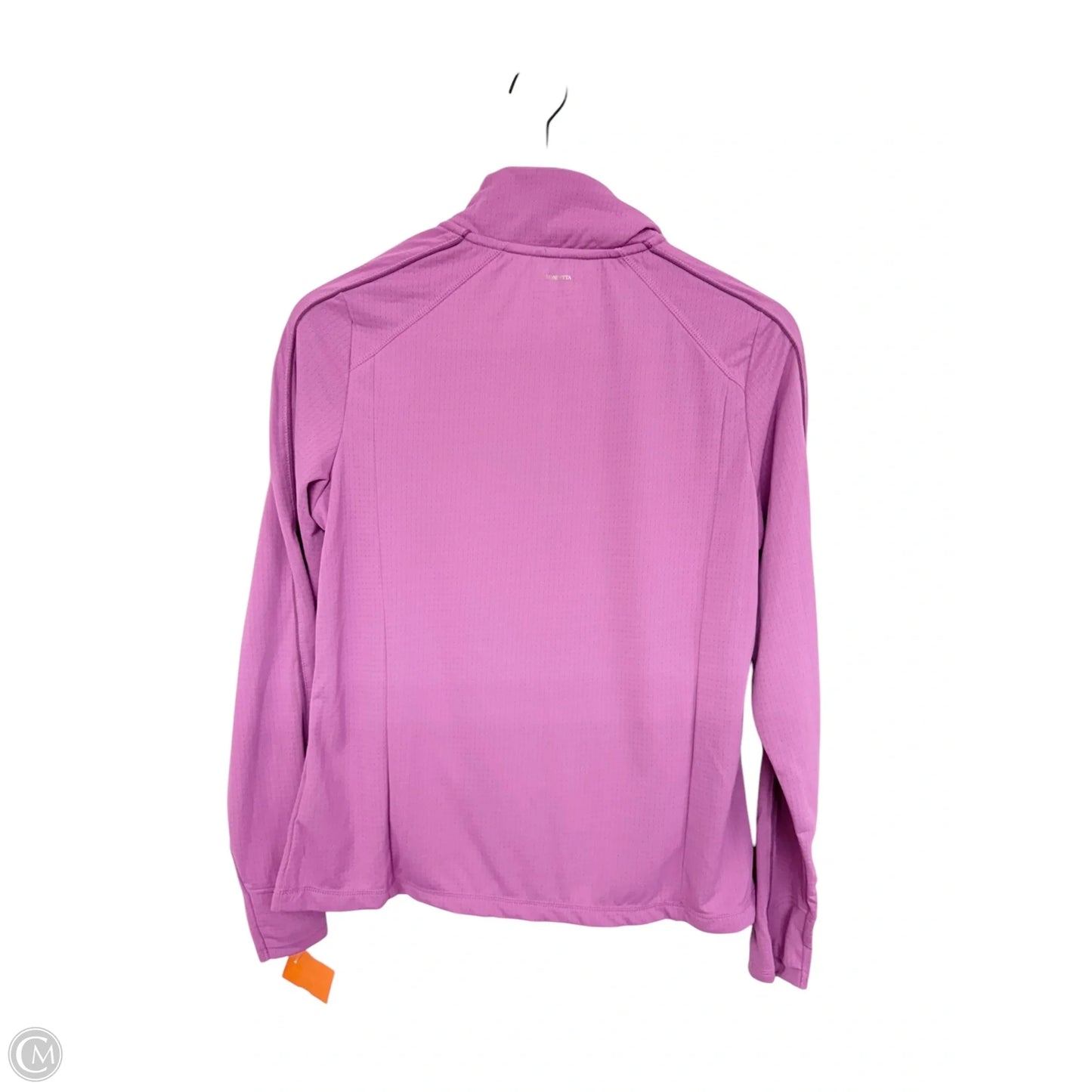 Athletic Top Long Sleeve Collar By Mondetta In Purple, Size: M