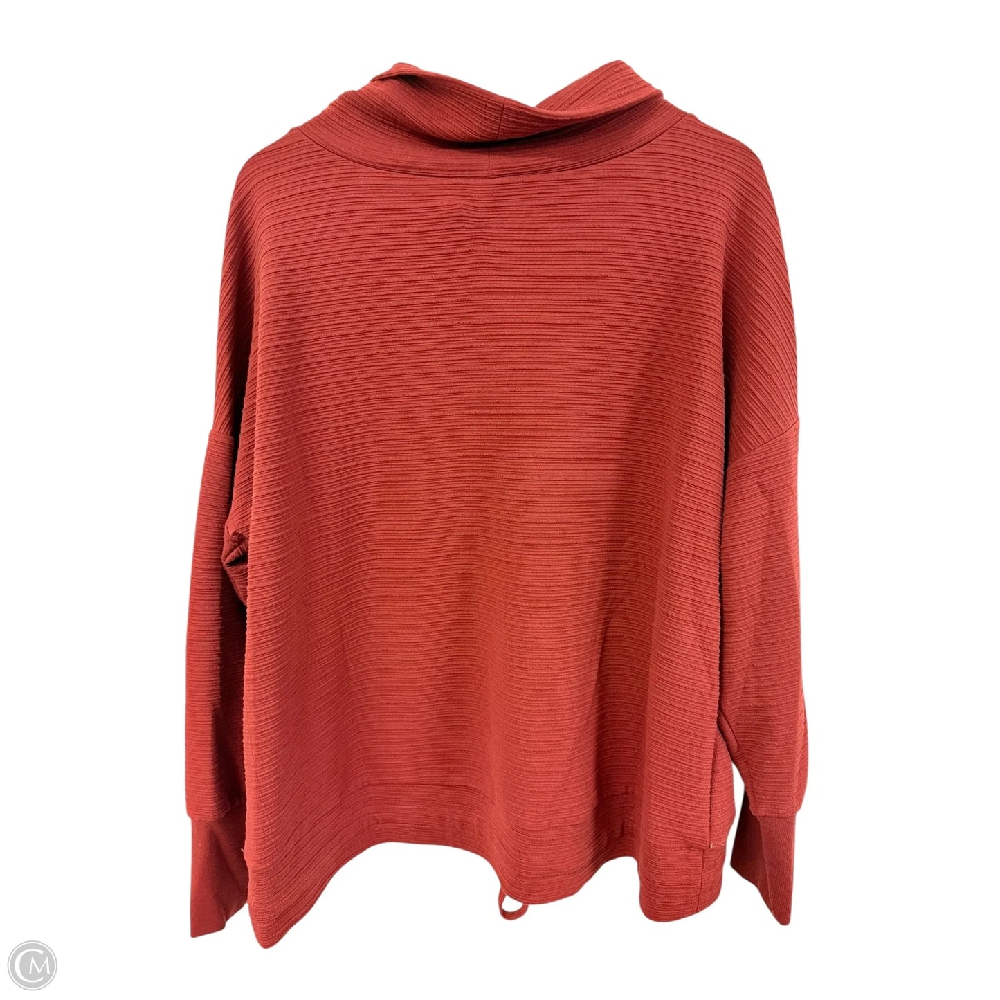 Top Long Sleeve By Clothes Mentor In Orange, Size: Xl