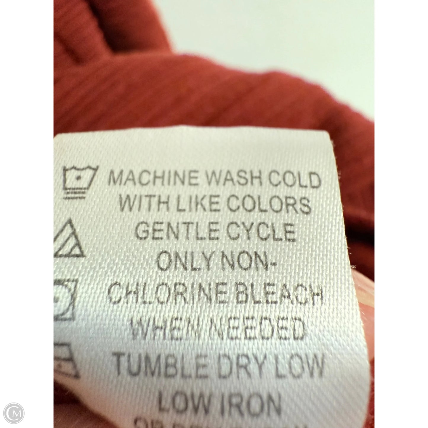 Top Long Sleeve By Clothes Mentor In Orange, Size: Xl