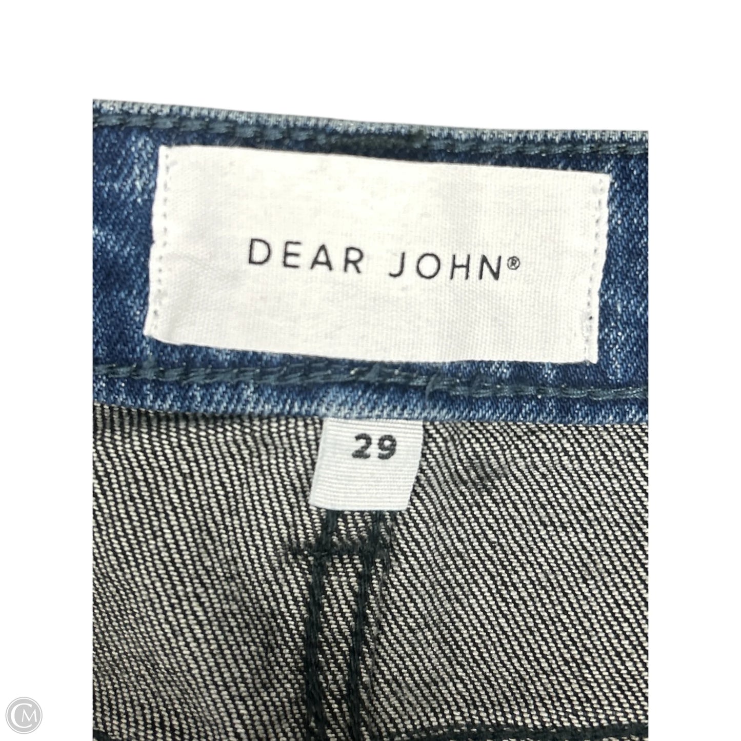 Jeans Straight By Dear John In Black & Blue, Size: 8