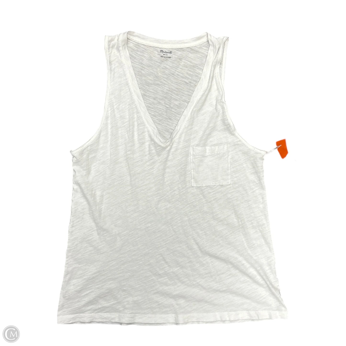 Top Sleeveless Basic By Madewell In White, Size: S