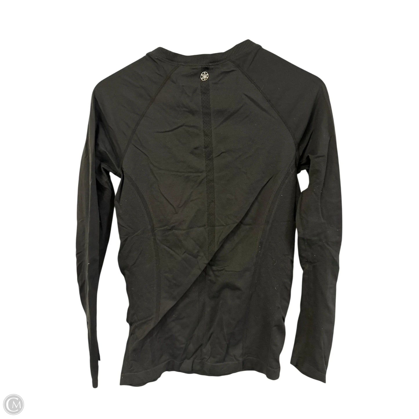 Athletic Top Long Sleeve Crewneck By Gaiam In Black, Size: M