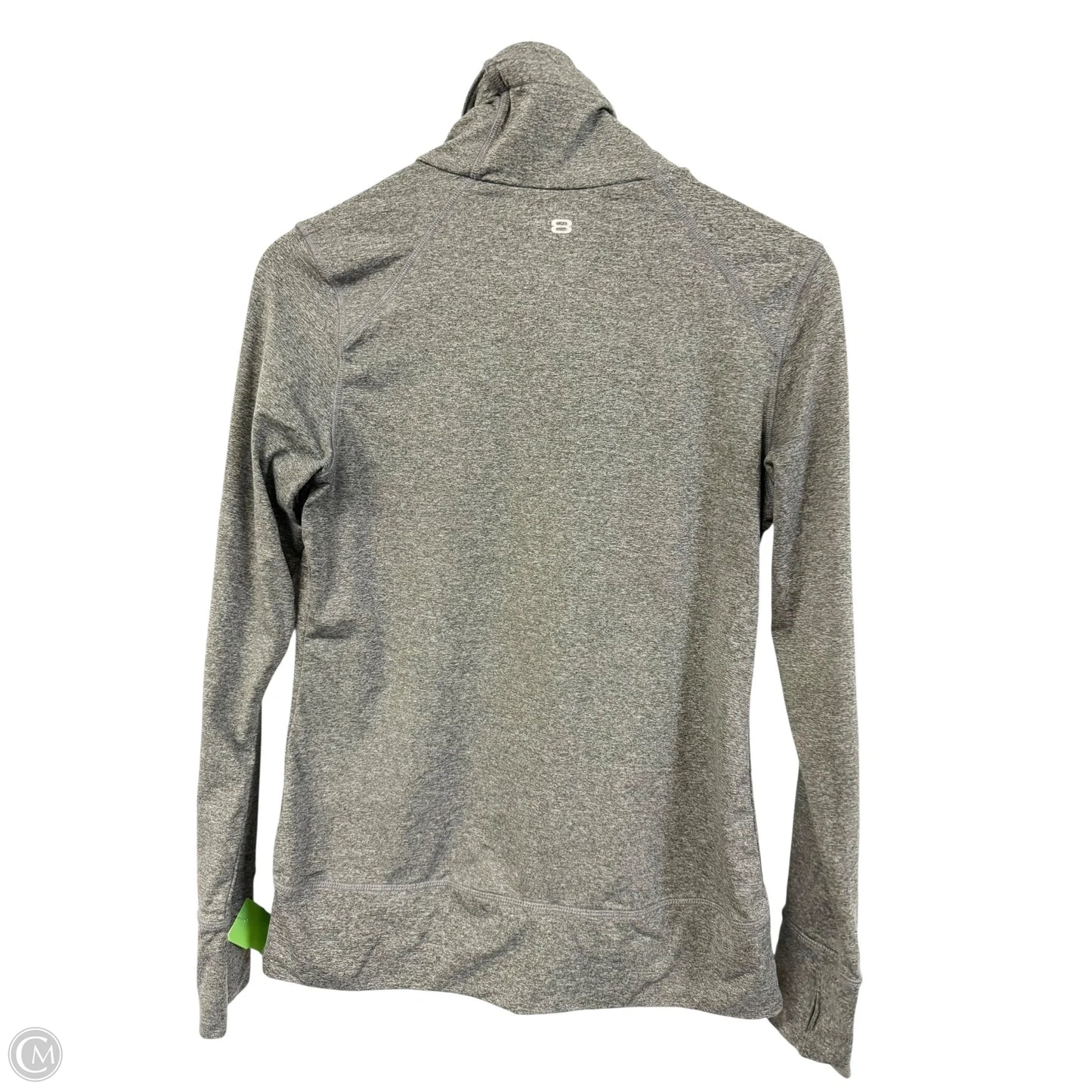Athletic Top Long Sleeve Crewneck By Layer 8 In Grey, Size: M