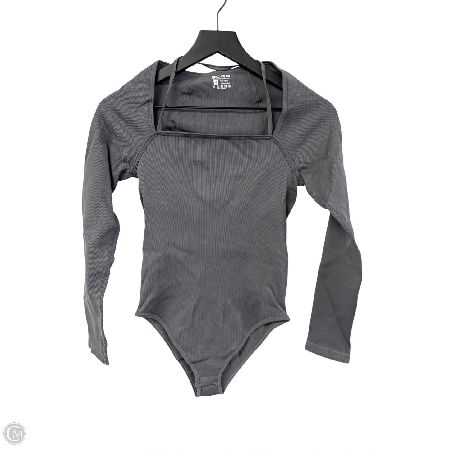 Bodysuit By Clothes Mentor In Grey, Size: M