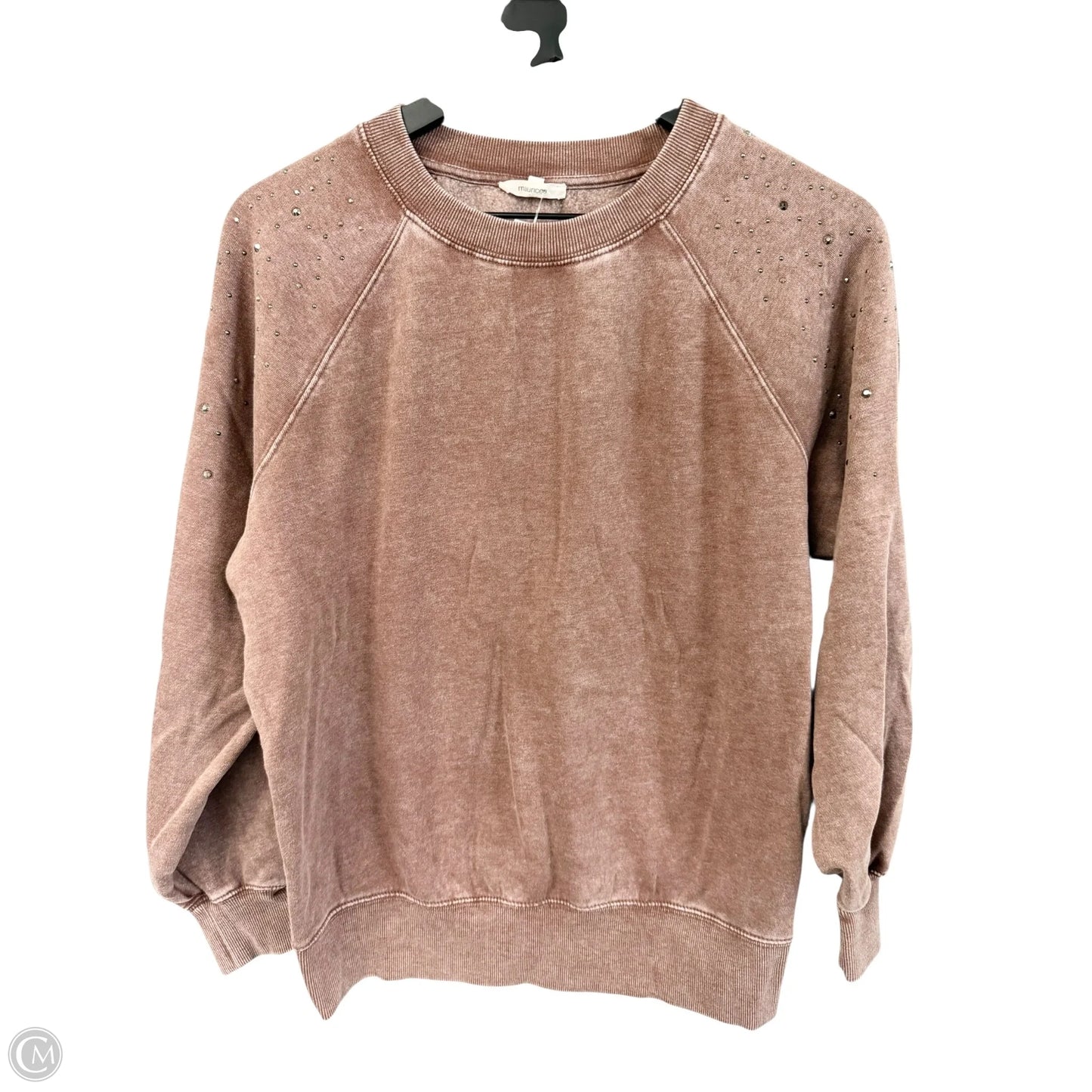 Sweatshirt Crewneck By Maurices In Mauve, Size: S