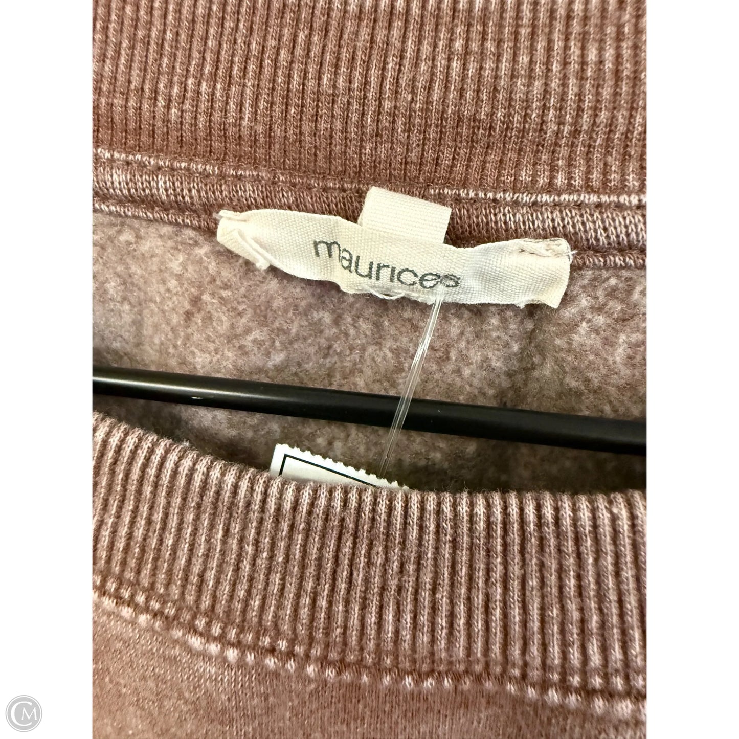 Sweatshirt Crewneck By Maurices In Mauve, Size: S
