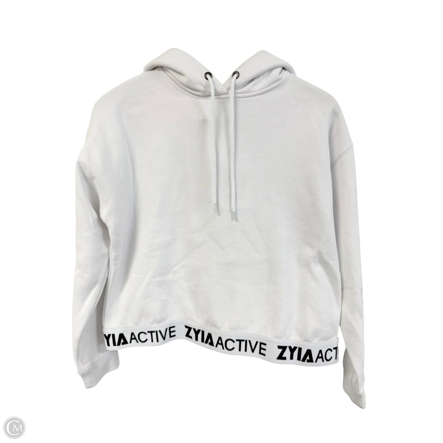 Sweatshirt Hoodie By Zyia In White, Size: S