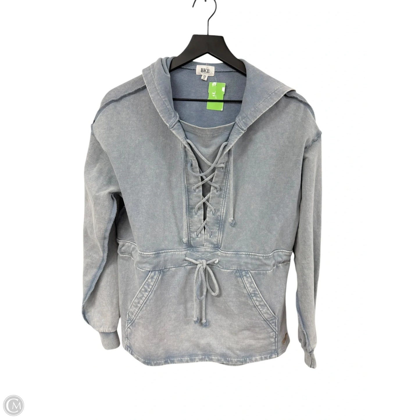 Sweatshirt Hoodie By Bke In Blue, Size: Xs