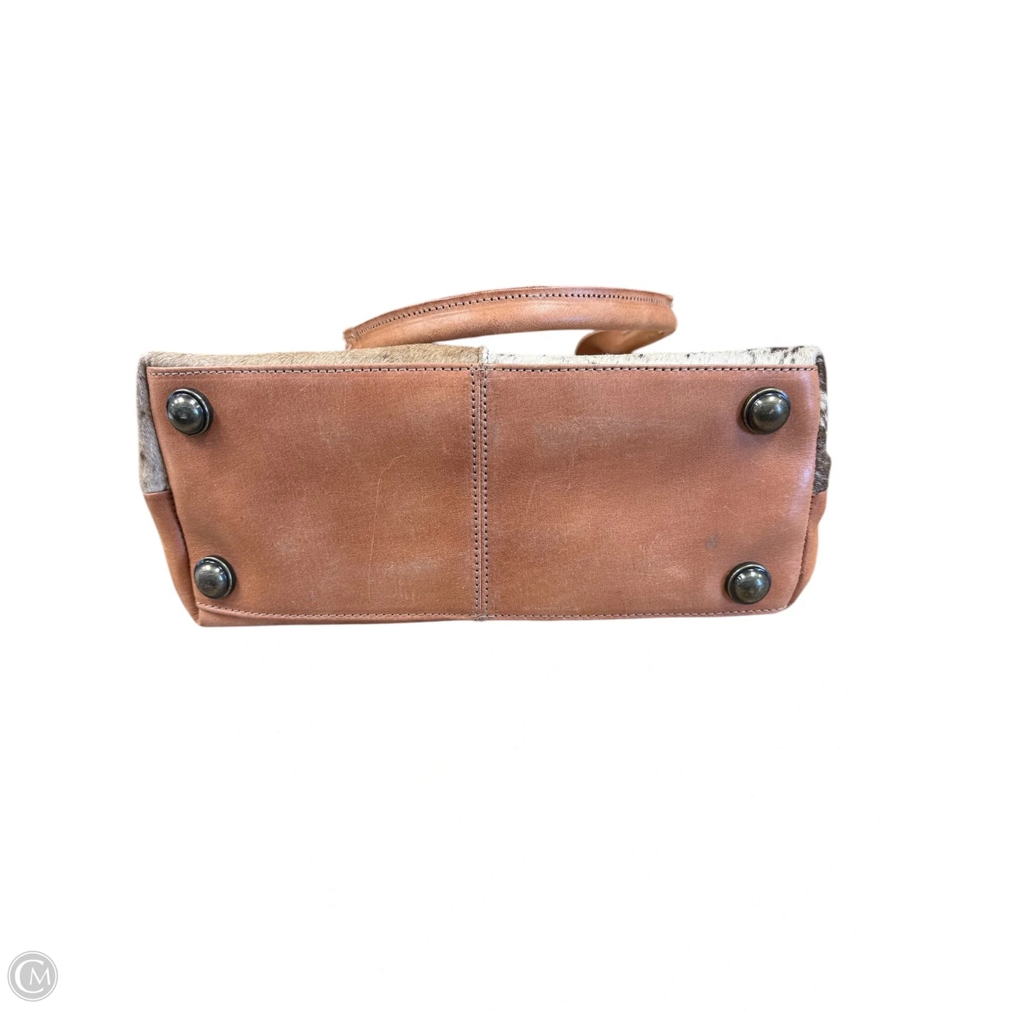 Handbag Leather By Cmc, Size: Large