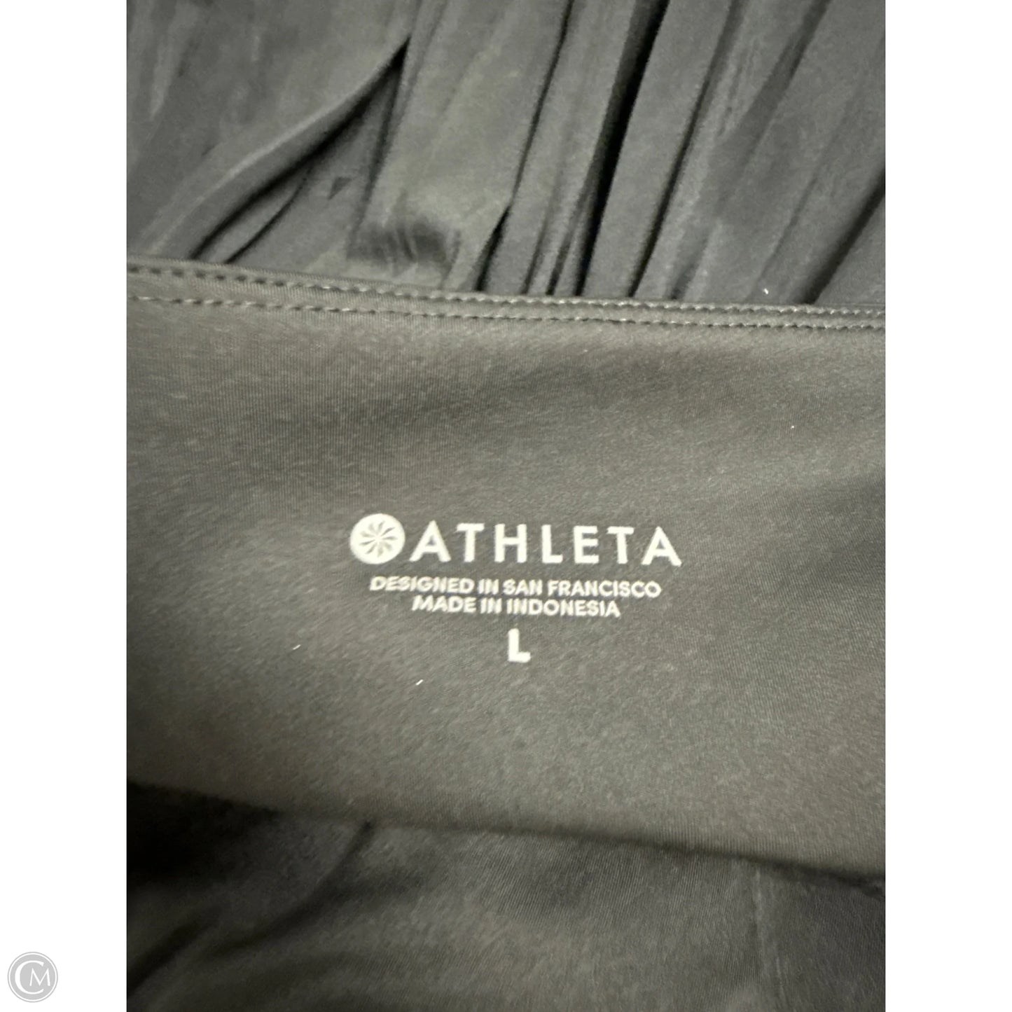 Athletic Skort By Athleta In Black, Size: L