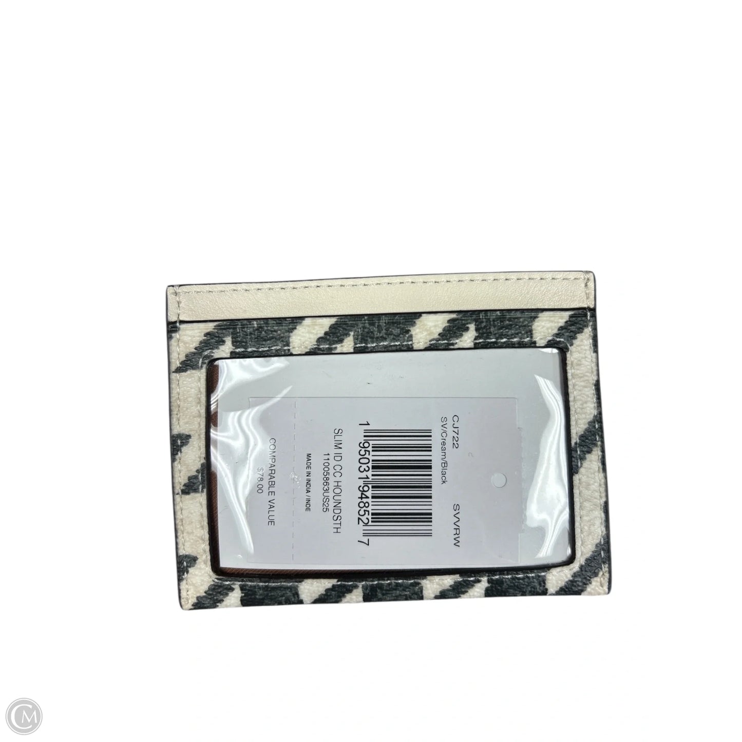 Wallet Designer By Coach, Size: Small