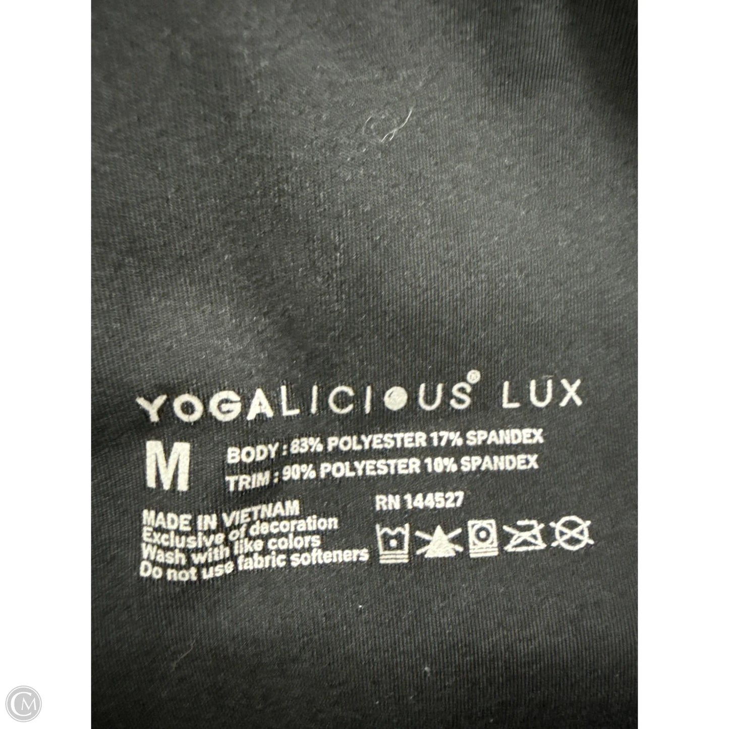 Athletic Pants By Yogalicious In Black, Size: M