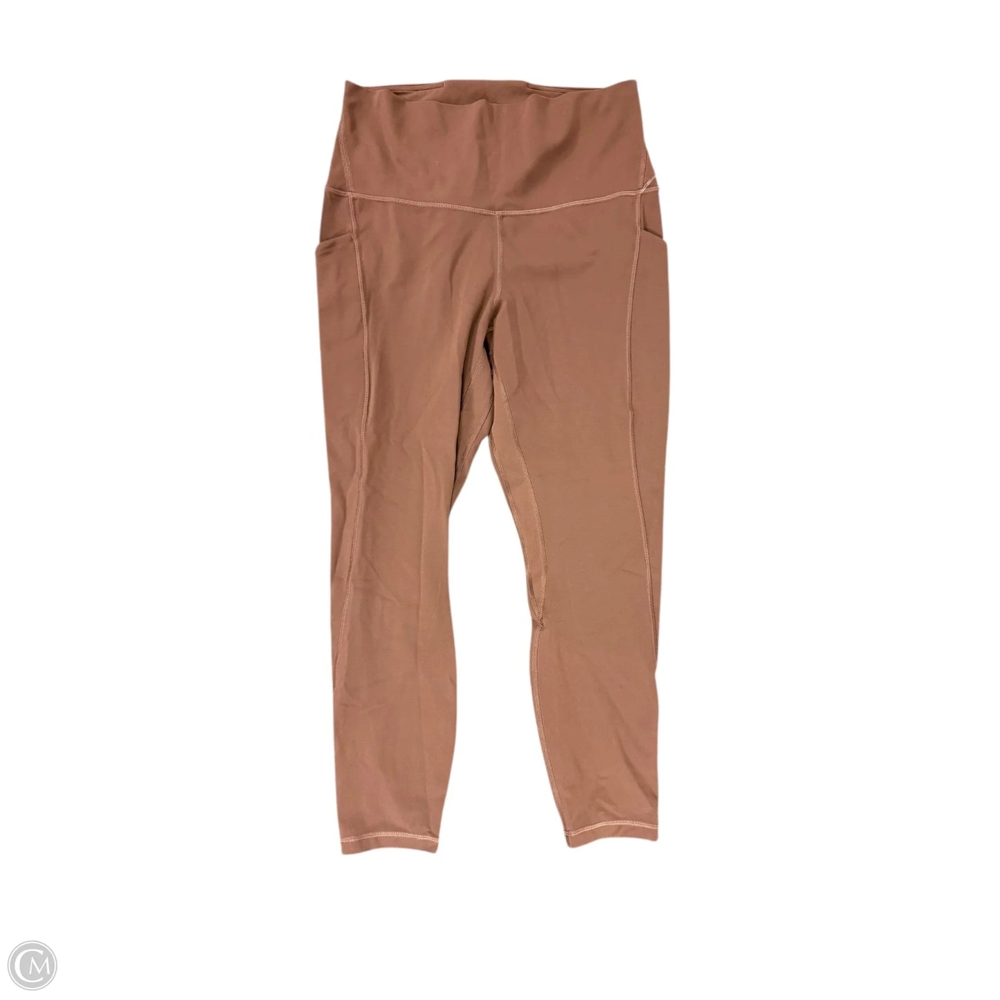 Athletic Leggings By Lululemon In Brown, Size: 10